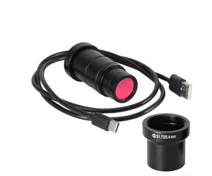 5MP USB Microscope Camera Digital Eyepiece C-Mount Sensor for PCB Repair Coin Inspection Industrial Lab UK