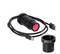 5MP USB Microscope Camera Digital Eyepiece for Industrial Inspection PCB Repair STEM Education Lab Equipment Metal Body