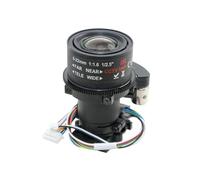 5MP zoom closed-circuit television lens 6-22mm M14 straight in, with infrared CUT electric zoom and focus, suitable for 1080P/5MP AHD/IP cameras