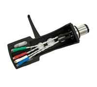 5N Pure Silver Wire Headshell For SME Connector Type 1.2/1.3 Terminals Standard 1/2' For Te-chnics, For Audio-Technica(Schwarz)