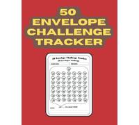 5O Envelope Challenge Tracker: Savings Envelopes for Money, Savings Challenge Envelopes, 50 Pages Money Savings Challenges Book, Savings Book, Adventure Challenge Book, Challenge Accepted Book