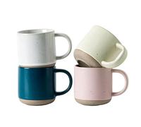 5oz Small Espresso Cups Set of 4, Ceramic Lungo Coffee Mug, Double Shot Cup