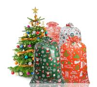 5P 56×36 inch Extra Large Christmas Bags Jumbo Christmas Sacks with Gift Tag,Red Snowman Gift Wrapping Bag Reusable Oversized Xmas Present Storage Bags Giant Gifts Bag for Winter Holiday Party Favors
