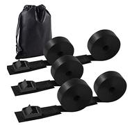 5Pack 12ft Cam Buckle Tie Down Straps, Adjustable Ladder Rack Secure Strap