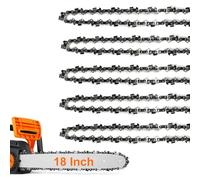 5Pack 18 Inch Chainsaw Chain 62 Drive Links 3/8" LP Pitch .050" Gauge Fits Oregon, Echo, Poulan Pro 051338, EGO AC1800, Craftsman, McCulloch, Ryobi, Remington, Kobalt and more