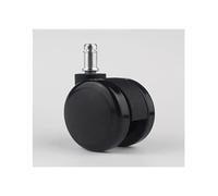 5Pack 2.5Inch Mute Swivel Chair Casters Universal Office Wheel Replacement for M10/M11 Boss Chairs Durable & Smooth Rolling (Black Circlip)