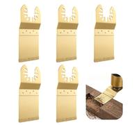 5Pack 35mm Carbide End Cut Multi Tool Blades for Bricks Plaster and Grout Removal Cutter Saw Set Compatible with Dewalt Wolf Stanley Worx Fein Multimaster Bosch Makita Etc Oscillating Multitool