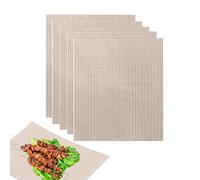 5Pack BBQ Mesh Grill Mat BBQ Grill Mesh BBQ Grill Mats BBQ Mats For Charcoal Grill Grill Mats Baking Accessories For Grilling Meat Vegetables Baking