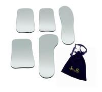 5PACK Dental Photography Mirror, 5PCS Dental Orthodontic Intraoral Mirror, 2-Sided Reflector Mirror, Double Sided Mouth Speculum Inspection Mirror Stomatoscope for Clinic Dentist