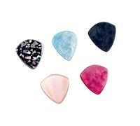 5pack Durability Resins Guitar Picks Guitar Bass Thumb Musical Instrument Plectrum Electric Guitars Accessory Colored Low