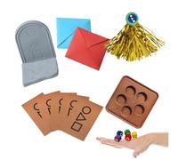 5Pack Gonggi Game Set,Korean Traditional Gonggi Stones Jacks Play Game with Colorful Pebbles,Gonggi Stones Kit Family Party Game, Realistic Design for Squid TV Fans, Hand Eye Coordination Training Toy
