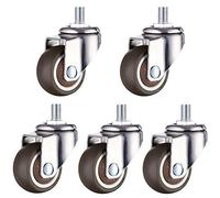 5Pack Office Chair Wheels 5.1cm Rubber Furniture Casters NonSlip& Durable Perfect for Hardwood Floor Protection Ideal for Home & Office Use