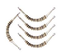 5pack Parrots Wood Birds Swing Reliability Chewable Bites Bridge Birds Parakeets Toy For Parakeets And Small Parrots Pet Training Accessories