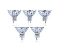 5Pack Philips Halogen 12V MR16 50W GU5.3 36D 4000Hrs Dimmable Halogen Dichroic 58845100