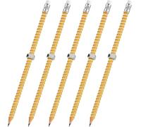 5pack pressure reducing pencil a silent, touchable anxiety relief tool that helps students focus on their studies and is a portable classroom stationery.