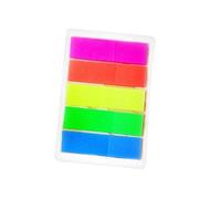 5pack Self Adhesive Sticky Fluorescence Memo Pad Notes Bookmark Memo Marker Supplies Sticker 100 Office School Pcs/Pack