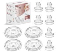 5Pack Silicone Duckbill Valve & 4Pack Silicone Diaphragm Compatible with momcozy S9 / S12 / S9Pro / S12Pro Wearable Breastpump, Breast Pump Replacement Parts, Breastfeeding Essential Accessories