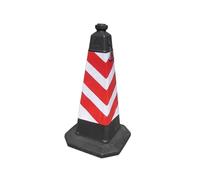 5Pack Traffic Safety Reflective Cones with Connecting Ring - Multi-Purpose Road Warning Parking and Driving Alert for Enhanced Visibility and Safety