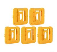 5pack Wall Mount Battery Holders for 18v Power Tool Batteries Abspc Storage Rack Organizer with Screws for Workshop Plus Tool Trailer