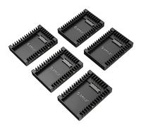 [5Packs]ORICO 2.5 SSD SATA to 3.5 Hard Drive Adapter Internal Drive Bay Converter Mounting Bracket Caddy Tray for 7 / 9.5 / 12.5mm 2.5 inch HDD / SSD with SATA III Interface(1125SS-5)