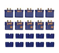 5Pairs Anti-Spark QS8-S EC8 Connector Male Female Gold Plated Connector,For RC Airplane Drone Car E-bike (Color : 5pairs blue)