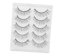 5Pairs False Eyelashes for Eye Beauty Lashes Made of Lightweight Fibers for Home Salon Use Enhance Your Look Effortlessly