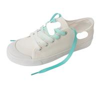5pairs Flat Shoe Laces Rainbow Shoelaces Men And Women Universal Casual Canvas Shoes Colorful Shoelace For Kids Adults(Mint Green,90cm)
