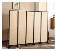 5Panel Detive Room Divider Folding for Indoor/Outdoor Use Floor Standing Separator 150CM Tall Living Room & Office PartitSpace Solut