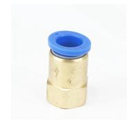 5pc 1/8" Female to Fit Tube O/D 12mm Pneumatic Push in Connector Union Quick Release Air Fitting Plumbing