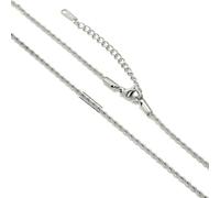 5pc 18K Gold Color PVD Plated Stainless Steel O Ripple Twisted Chain Necklace Adjustable Chain DIY Necklace-DY677-1 MHL