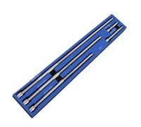 5pc 3/8” dr Extra Long Extension Bar Set 10 15 35 45 & 60cm Eva Foam Tray