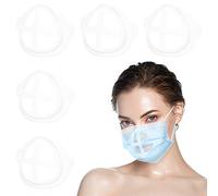 5PC 3D Mask Bracket Comfortable Wearing,Keep Fabric Off Mouth,Help Breathing Smoothly, Lipstick Savor Reusable Washable Translucent