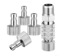 5Pc Airbrush Quick Disconnect Set Metal Valve