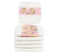 5pc Baby Dolls Nappies - Reusable Diapers for Dolls, Great Pretend Play Nurturing Accessories Toy Gift for Kids (5pc Baby Doll Nappies)