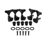 5PC Bass Tuning Pegs Tuners Machine Heads for 5 String Guitar Sealed 2L3R Keys BLACK
