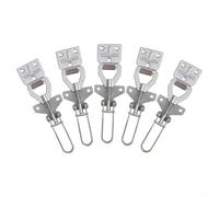 5pc Beehive Buckle Connector Holder for Honeycomb Storage Cabinets, Galvanized Steel Beehive Latch Tool for Quick and Easy Hive Box Connection, Durable 13.5 x