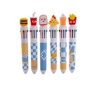 5pc- Creative 10-Color Ballpoint Pen for Students-Hamburg