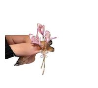 5pc Crystal Four-Leaf Clover Brooches