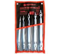 5Pc Flexible Hex Double Head Wrench Set Spanner Flexi Head Garage Tools