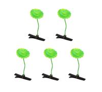 5pc Hair Clips Funny Grass Clips Hair Pin Bean Sprout Accessories Hairpins Styling Claw Grass Mushro Clamp Headwear Antenna