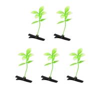 5pc Hair Clips Funny Grass Clips Hair Pin Bean Sprout Accessories Hairpins Styling Claw Grass Mushro Clamp Headwear Antenna