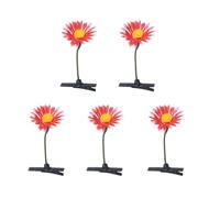 5pc Hair Clips Funny Grass Clips Hair Pin Bean Sprout Accessories Hairpins Styling Claw Grass Mushro Clamp Headwear Antenna