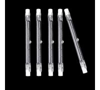 5PC Halogen Floodlight Bulbs R7S 189mm 1000W Glass Tube Halogen Bulb 220-240V 1500W 189mm Dimmable Tungsten J189 T3 J Type Light Bulbs 1000W