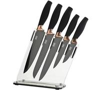 Taylor's Eye Witness Brooklyn Copper 5 Piece Sloping Knife Block Set