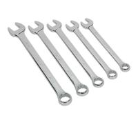 5pc LARGE Combination Spanner Set - 22mm to 32mm - 12 Point Ring & Open Wrench