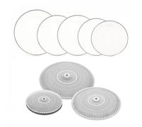 5pc Low Volume Cymbal and Mesh Head Rock Pack by Gear4music Silver