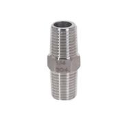 5pc Male to Hex Nipple Threaded Reducer Pipe Fitting - Durable Stainless Steel 304 for Reliable Connections(1-1/4'')