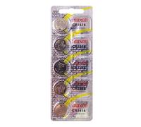 5PC MAXELL CR1616 1616 Lithium 3V Coin Cell Batteries - Made in Japan