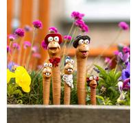 5pc Garden Worms Ornaments - Brown