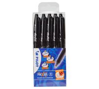 Pilot Frixion Rollerball Pack of 5, Black